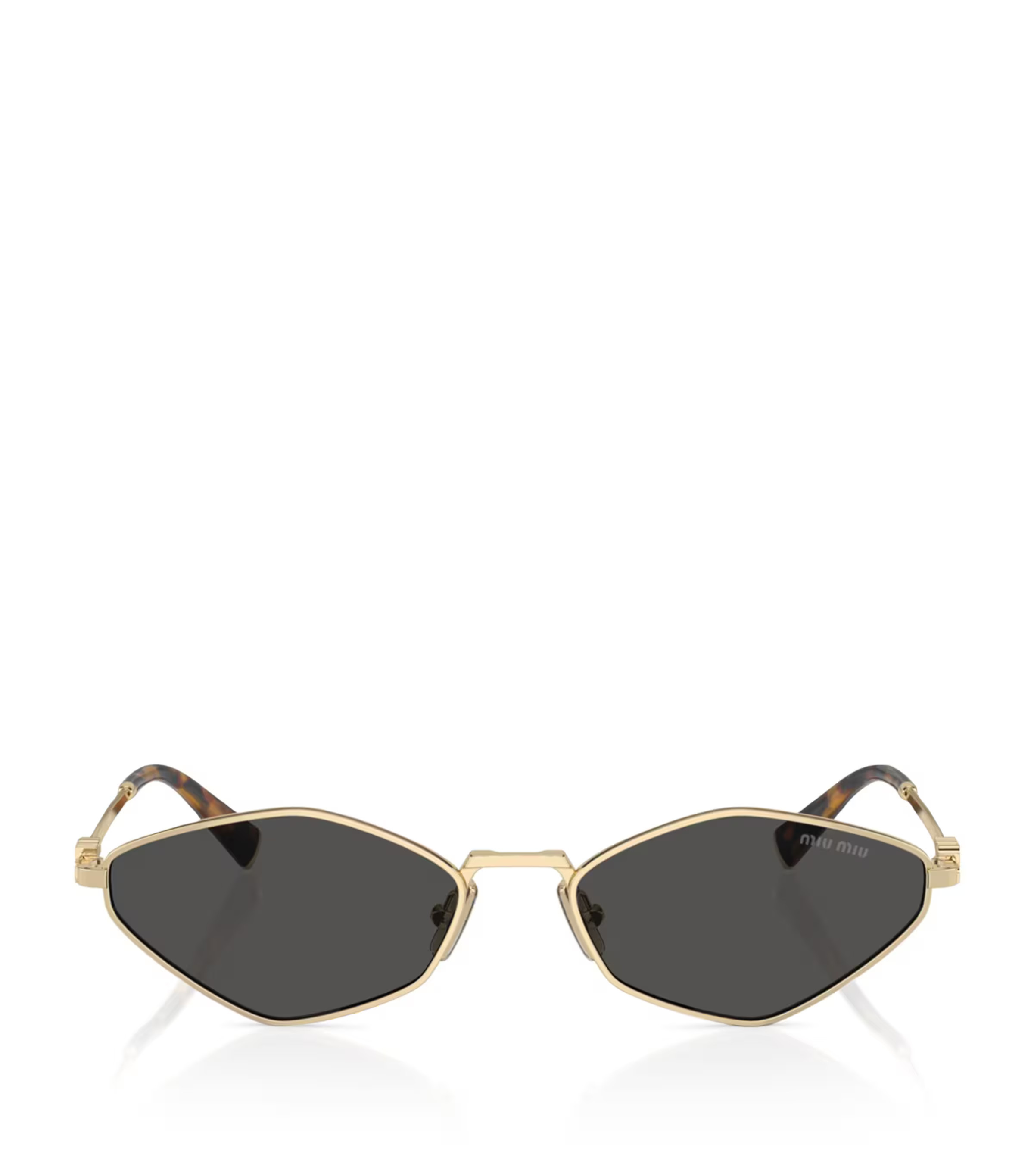 Miu Miu Mu 56ZS Gld Shn Gry | Harrods