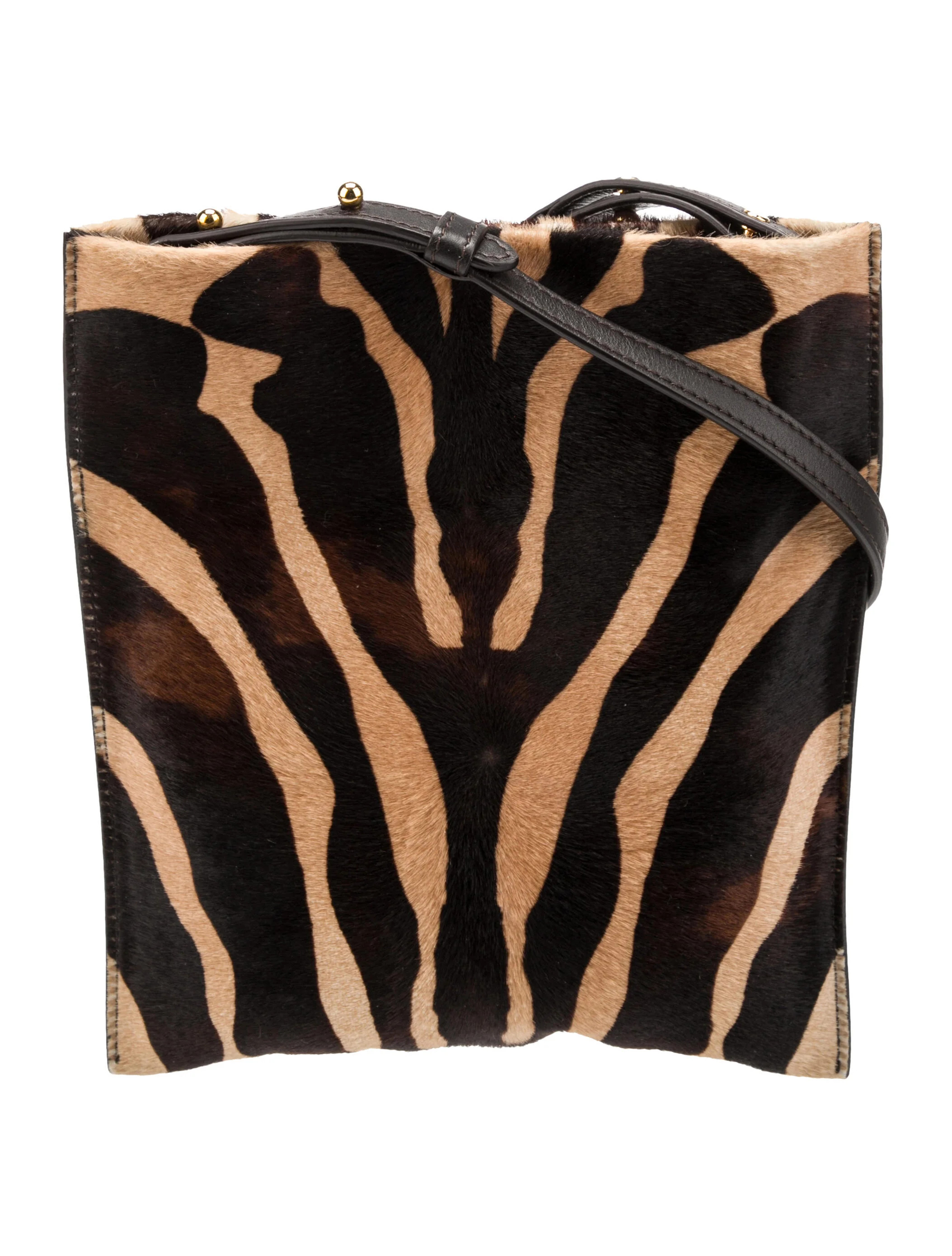 Zebra Hide Crossbody Bag | The RealReal