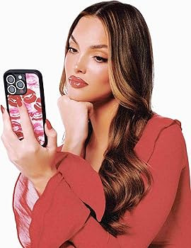 Wildflower Cases - Kensington Collab, Compatible with Apple iPhone 16 Pro Max | Kiss Red Pink Pop... | Amazon (US)