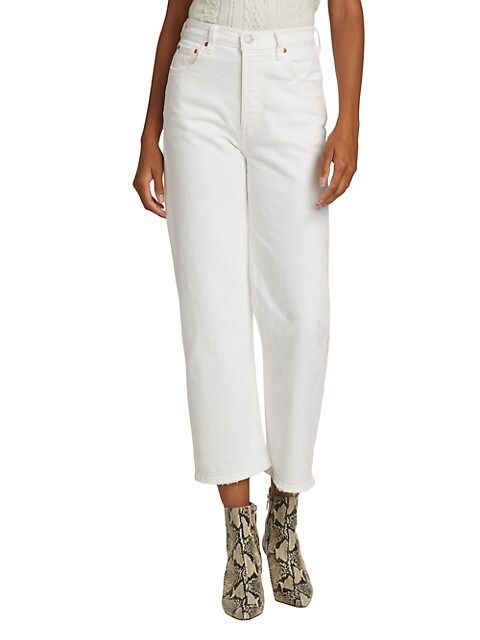Ribcage Straight Ankle Jeans | Saks Fifth Avenue
