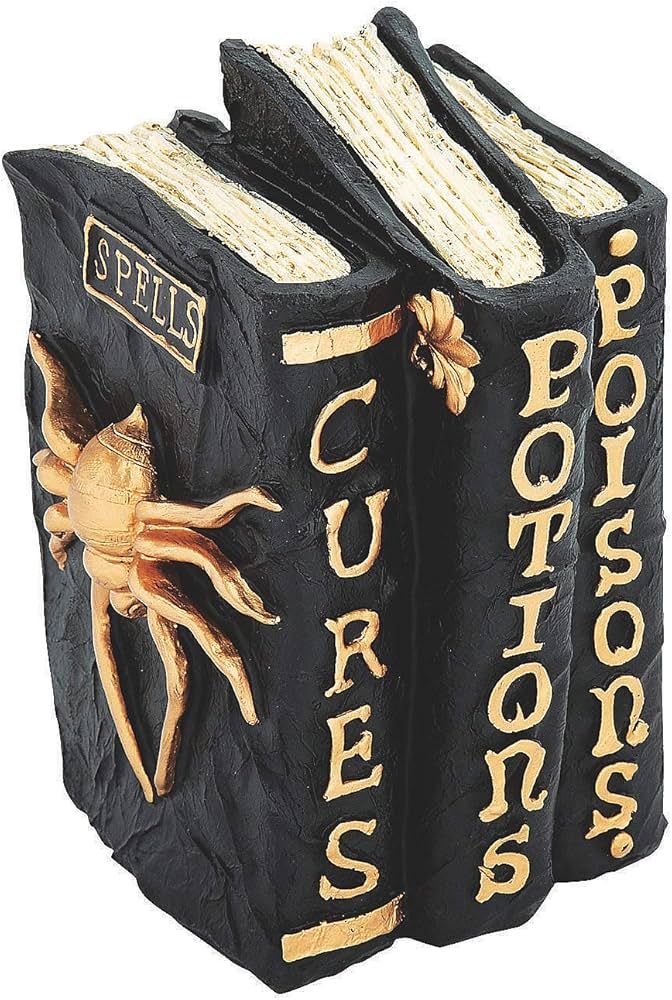 Fun Express Witch and Wizard Spellbook Tabletop Halloween Decoration - Halloween Home Decor | Amazon (US)