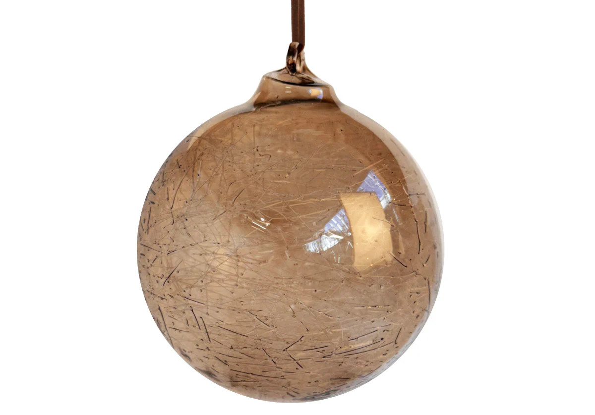 GREY GLASS BALL | Alice Lane Home Collection