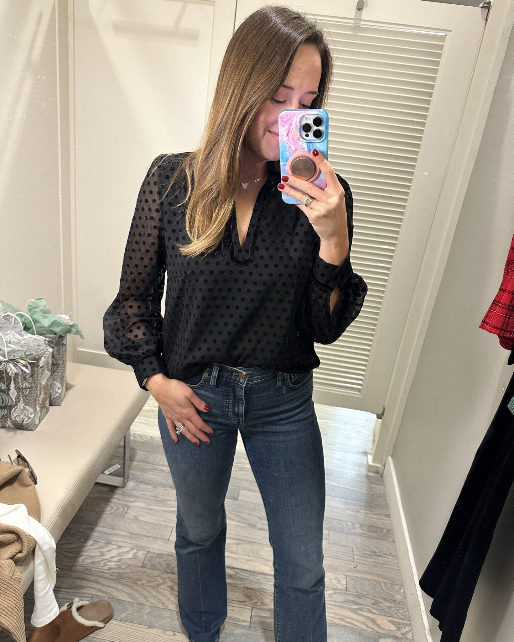 Retail therapy @loft
I wear a small in there tops and a small in dresses too. 4/6 in their bottoms 

Also linked the jewelry I got online that wasn’t in store! 

#LTKHoliday #LTKSeasonal #LTKGiftGuide