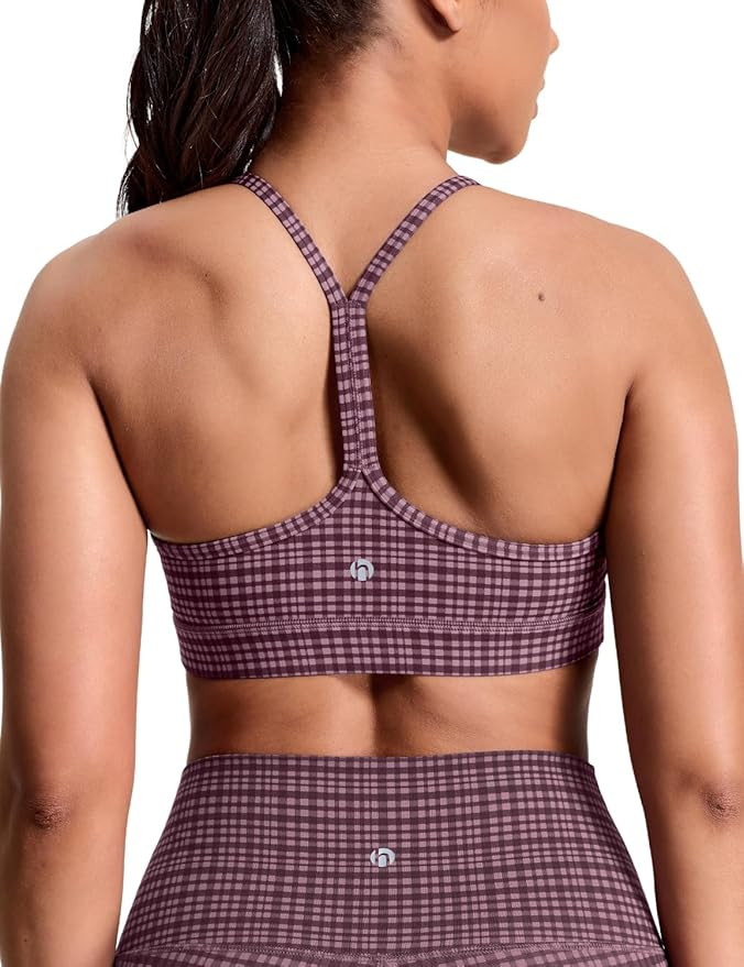 HeyNuts to Freest Womens Y Back Sports Bra, Spaghetti Strap Racerback Low Impact Workout Yoga Top... | Amazon (US)