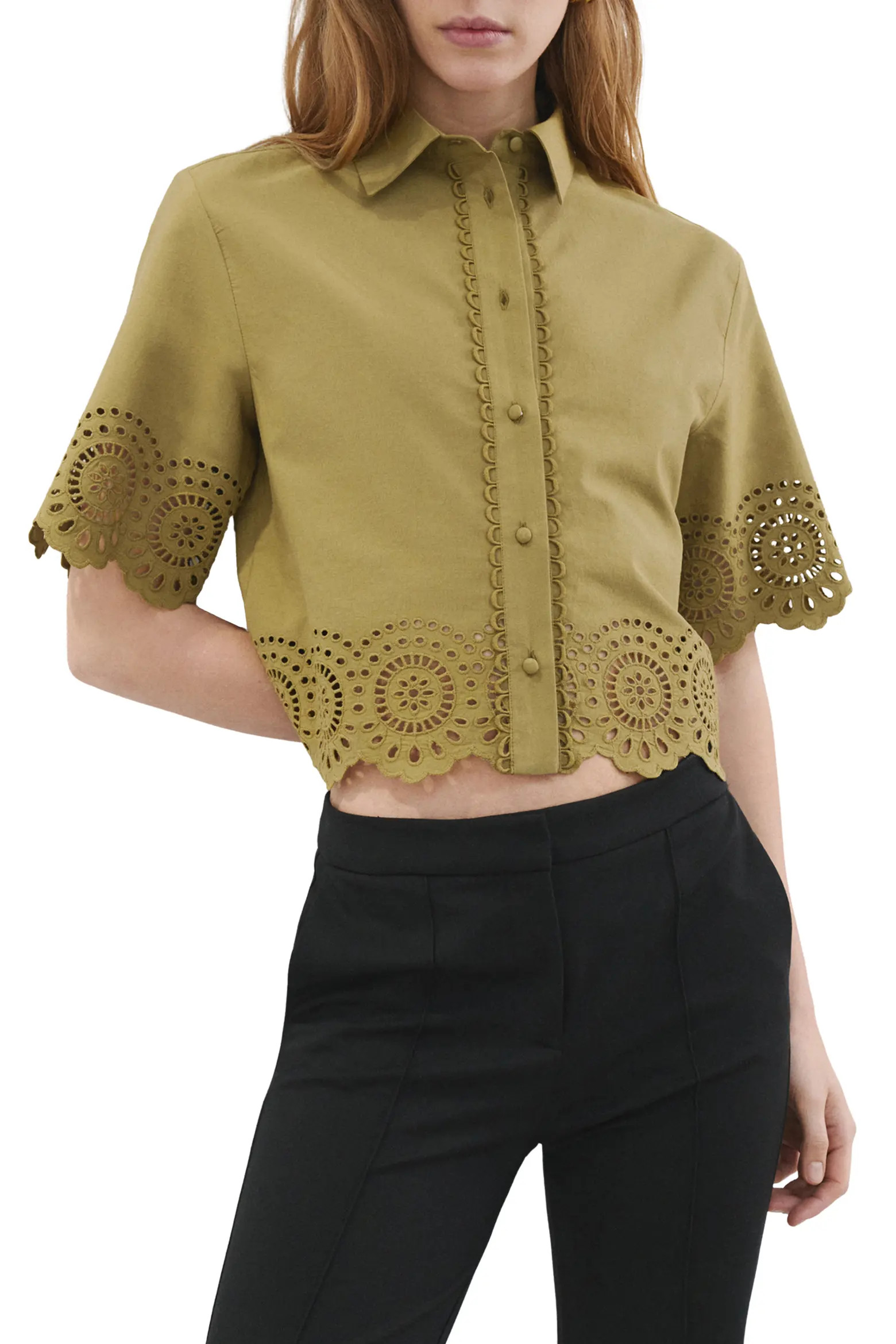 Embroidered Eyelet Shirt (Women) | Nordstrom | Nordstrom