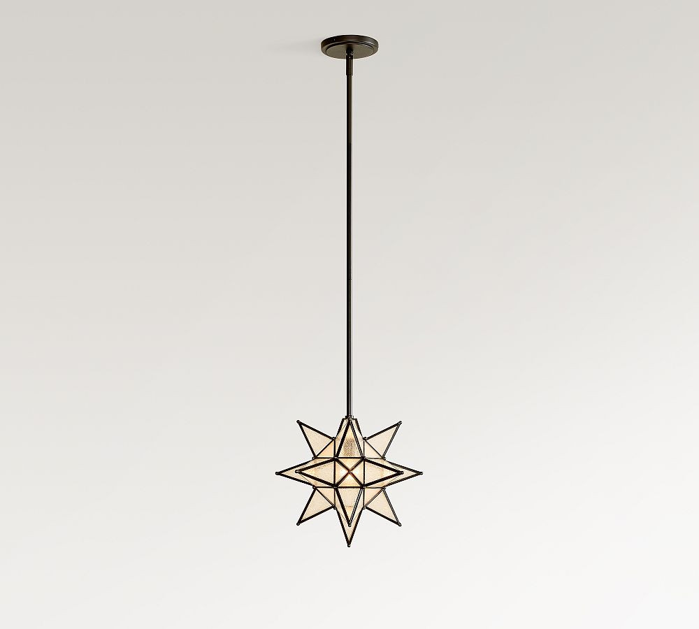 Olivia Glass Star Pendant (13") | Pottery Barn (US)