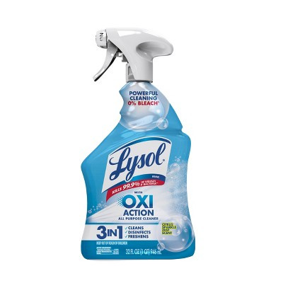 Lysol Cleaning and Disinfecting Bleach Free Multi-Purpose Cleaner Spray - Citrus Scent - 32 fl oz | Target