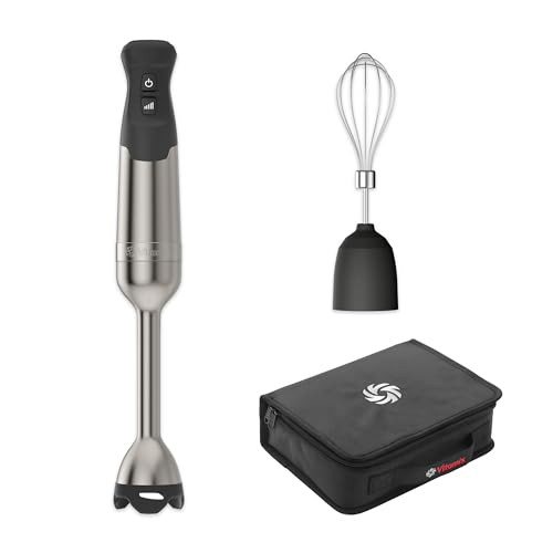 Vitamix 5-Speed Immersion Blender 3-Piece Bundle, Stainless Steel/Black | Amazon (US)