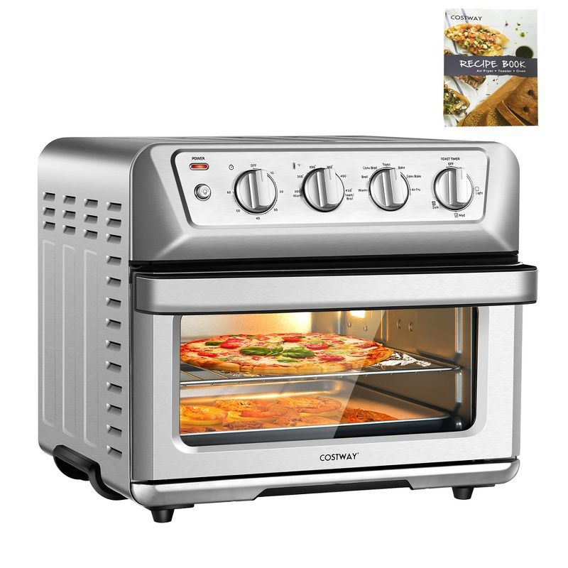 Costway 21.5QT Air Fryer Toaster Oven 1800W Countertop Convection Oven w/ Recipe | Target