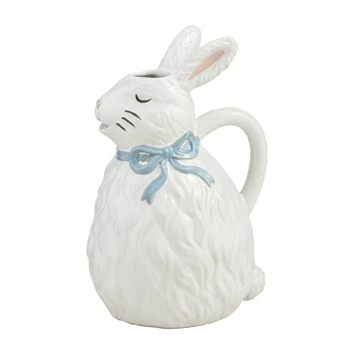 Mud Pie Bunny 45 oz PITCHERS, White | Amazon (US)