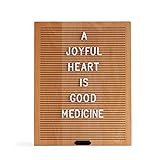 RETTEL Light Wood Letter Board, Trendy Wall Decor, No Felt Letter Board, Home Decor Letter Board (Na | Amazon (US)