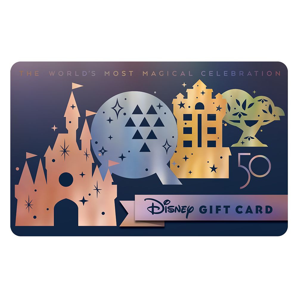 Walt Disney World 50th Anniversary Disney Gift Card eGift | Disney Store