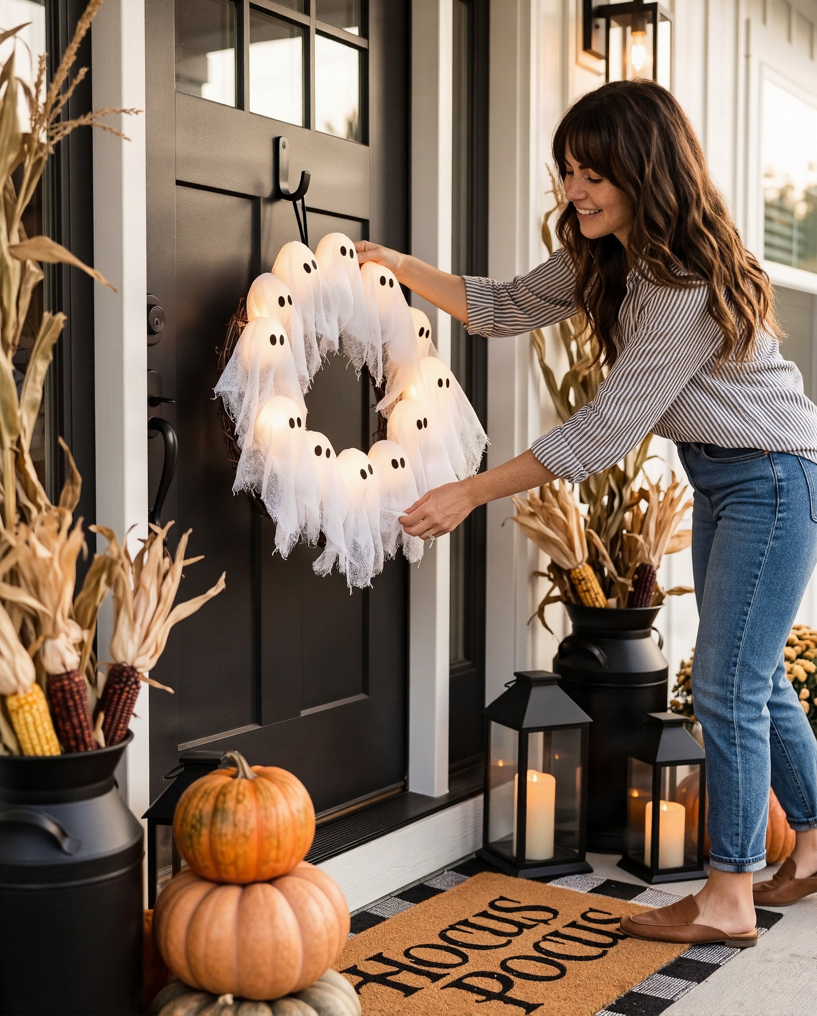 Halloween Ghost Wreath with Lights 
BUY HERE: https://bit.ly/4hHYPSX

#halloweendecorations #doorwreath #porchdecor #halloweendecorating #halloweenishere #Halloween2026 #CommissionsEarned 

 #LTKdayinmylife #LTKHome #LTKSaleAlert