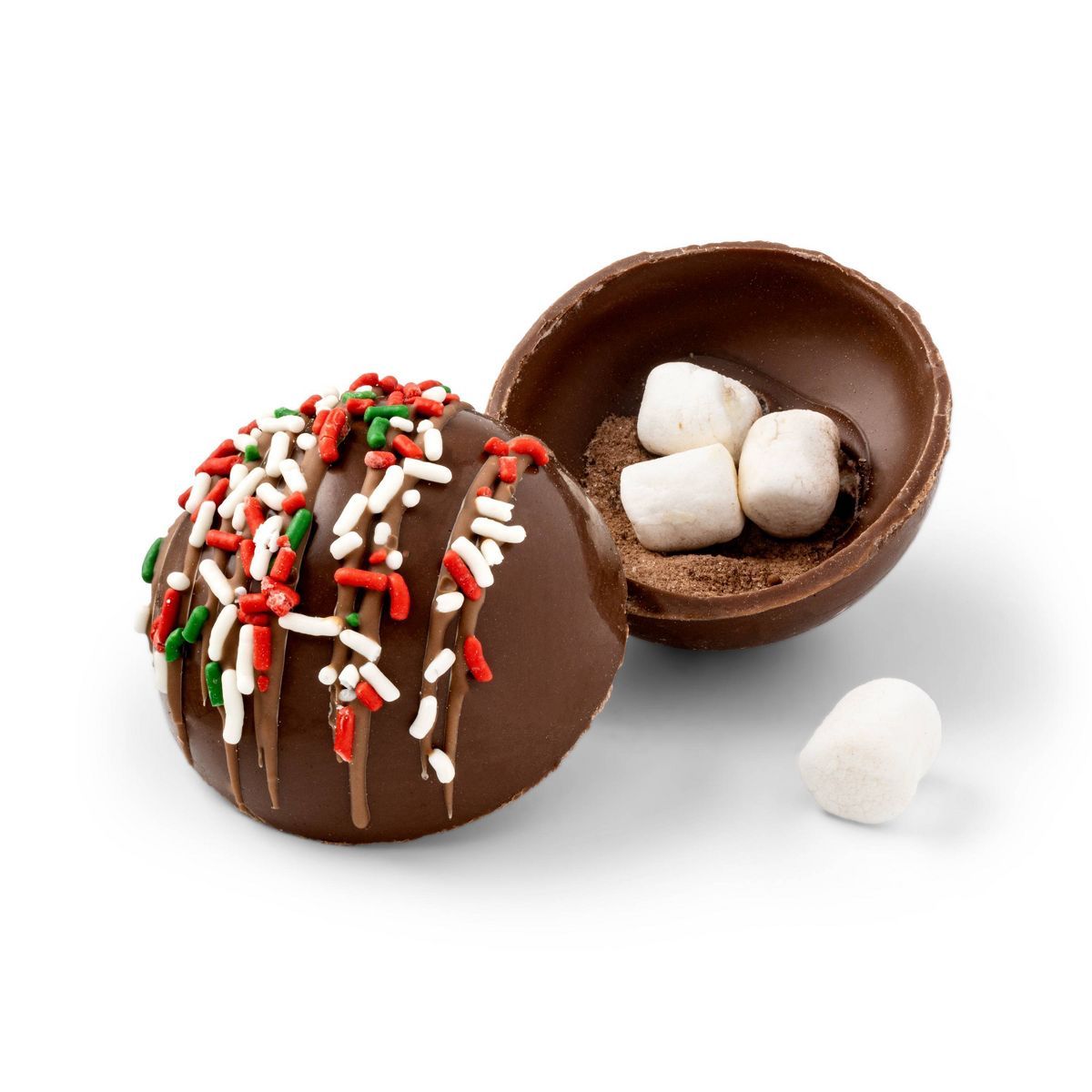 Holiday Hot Chocolate Drink Bomb - Belgian Milk Chocolate Topped with Sprinkles - 1.6oz/1ct - Fav... | Target