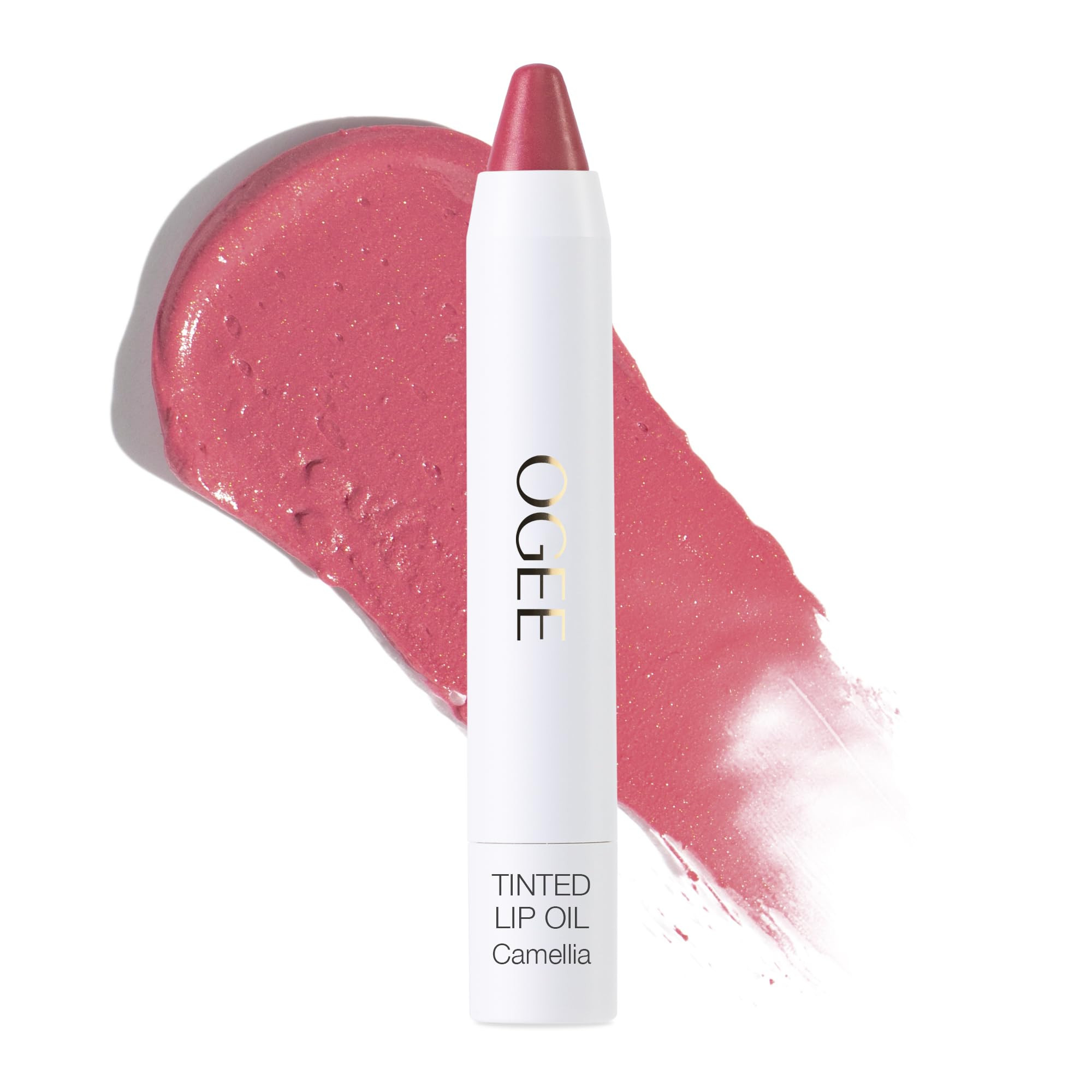 Ogee Tinted Sculpted Lip Oil, Camellia | Amazon (US)