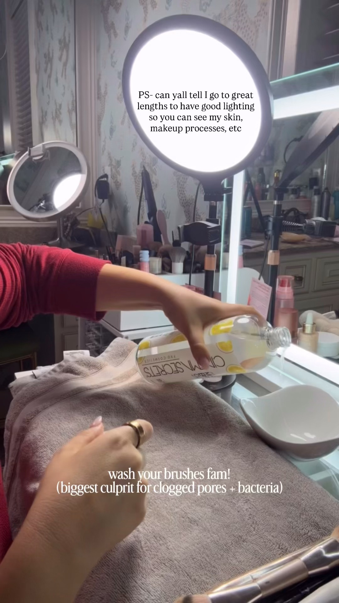 Content creator
Lighting 
Makeup 
Grwm up

#LTKselfcare #LTKBeauty #LTKHome
