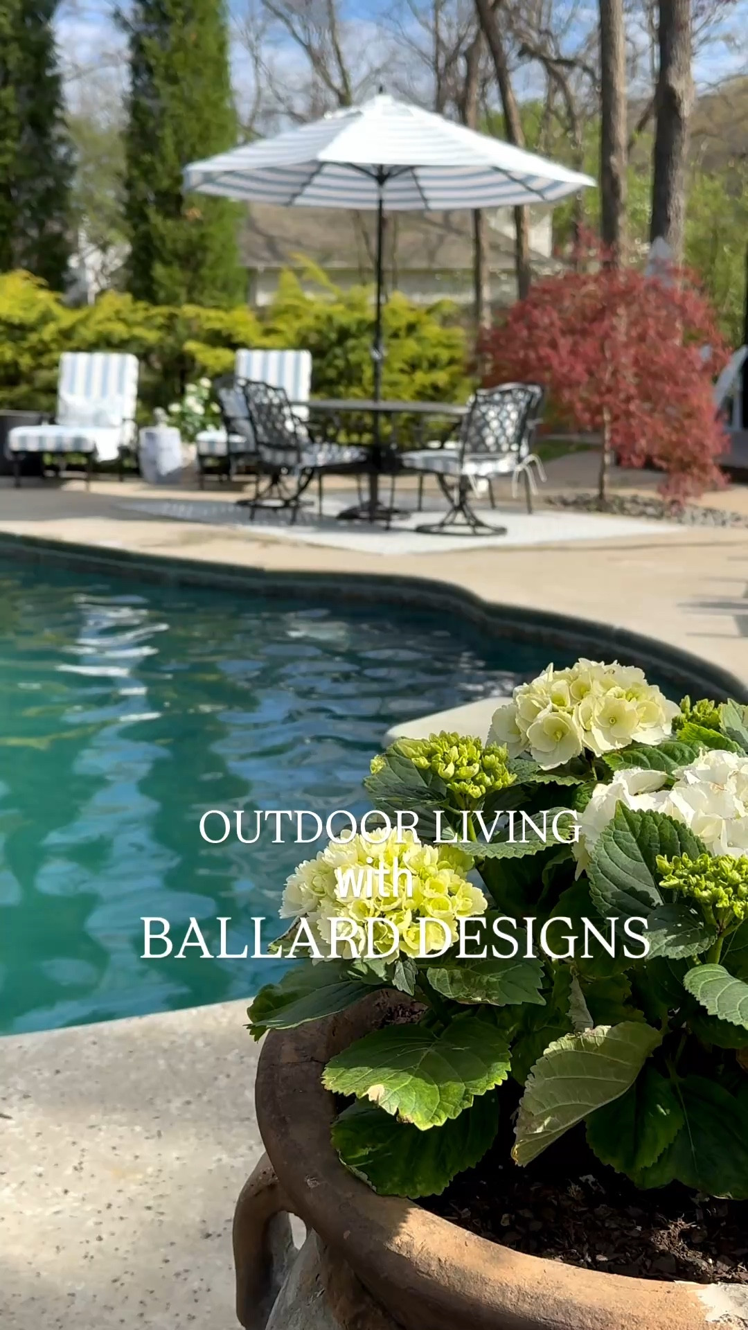 Outdoor living is back!! We are so happy with our outdoor refresh from Ballard Designs. I’m linking all of the great things here… outdoor chaise lounge, outdoor Sunbrella chaise lounge replacement cushion, outdoor table, outdoor rug, outdoor Sunbrella pillows, outdoor Sunbrella patio umbrella, outdoor dining chair cushions, outdoor lumbar pillow, blue leopard cheetah print pool towel, outdoor pillows

#LTKSaleAlert #LTKHome #LTKSeasonal