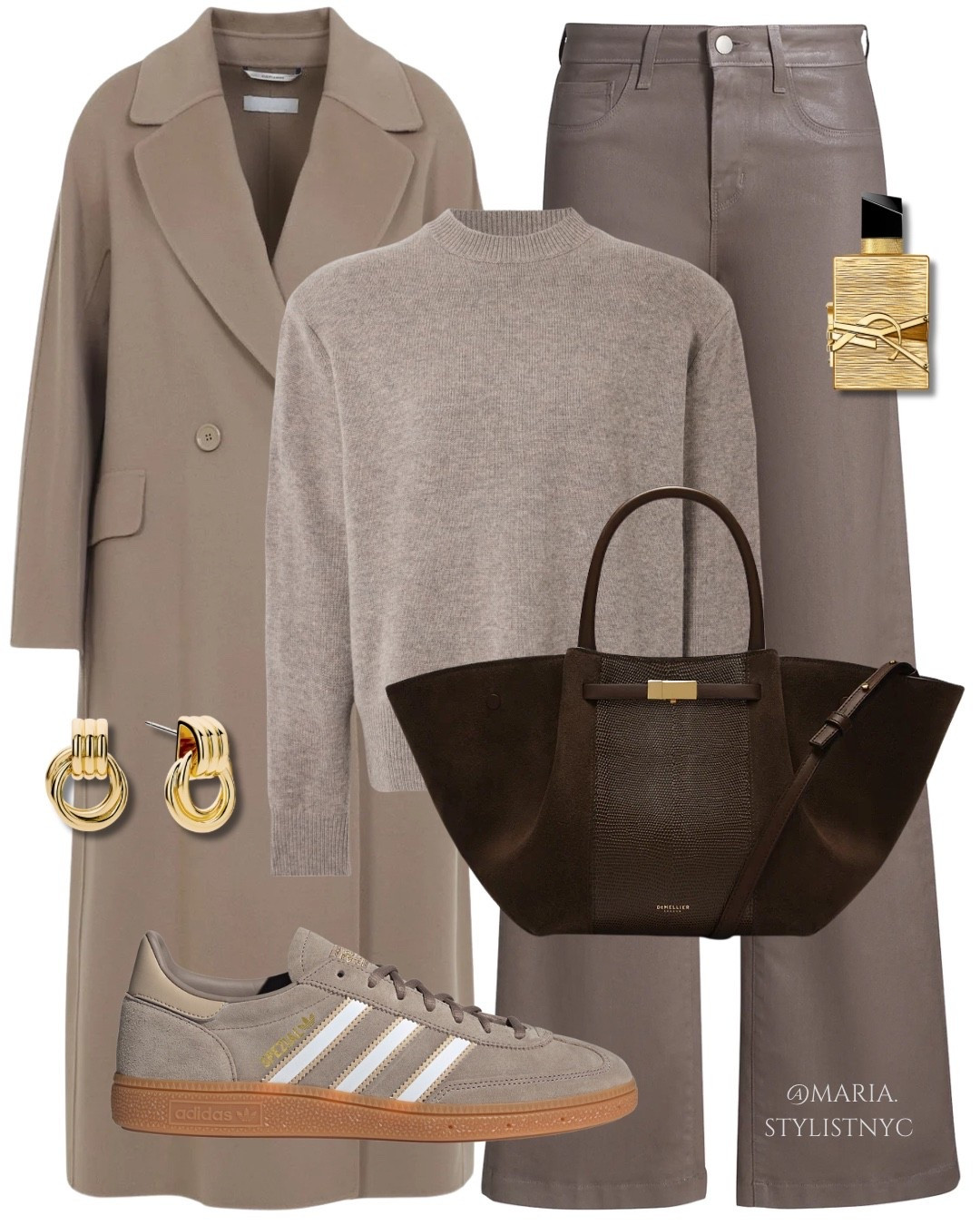 Taupe Outfit 
Espresso Brown Suede Tote 🤎💫✨

#LTKShoeCrush #LTKStyleTip #LTKItBag