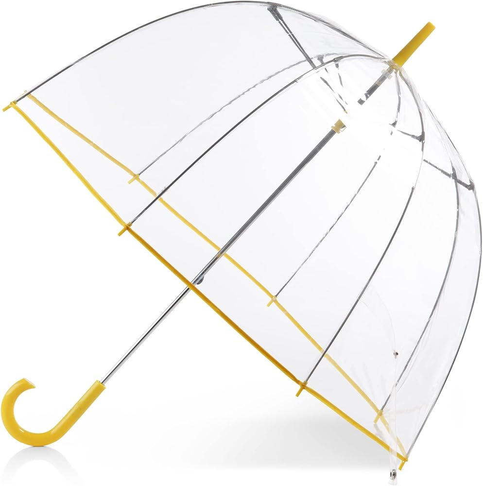totes Women's Clear Bubble Umbrella – Transparent Dome Coverage – Large Windproof and Rainpro... | Amazon (US)