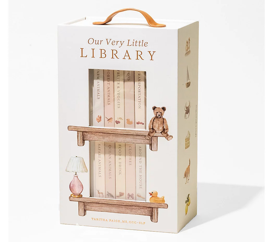 Our Very Little Library Board Book Set | QVC