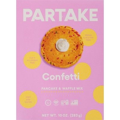 Partake Gluten Free Confetti Pancake & Waffle Mix - 10oz | Target
