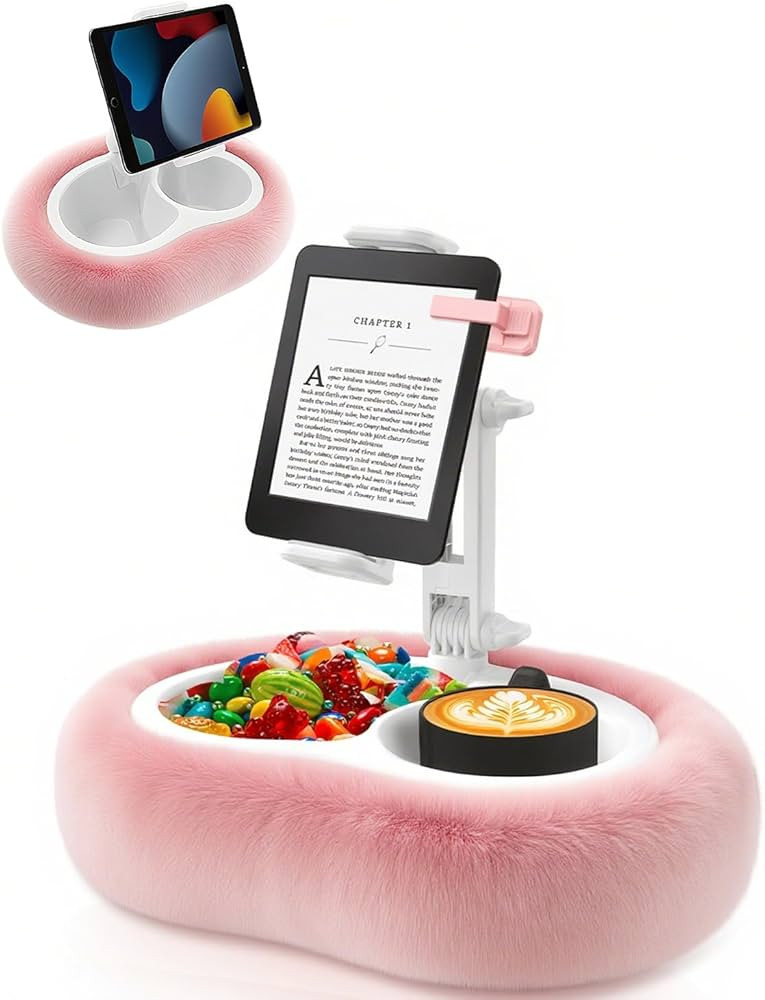 Tablet Pillow Stand, Compatible with 4.7"-12.9" Kindle, iPad, Phone/Tablet, Google, 360° Rotatin... | Amazon (US)