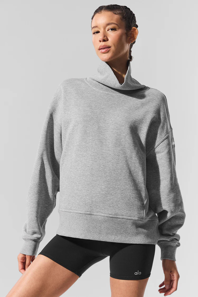 Hazy Mock Neck Pullover | Alo Yoga (US)