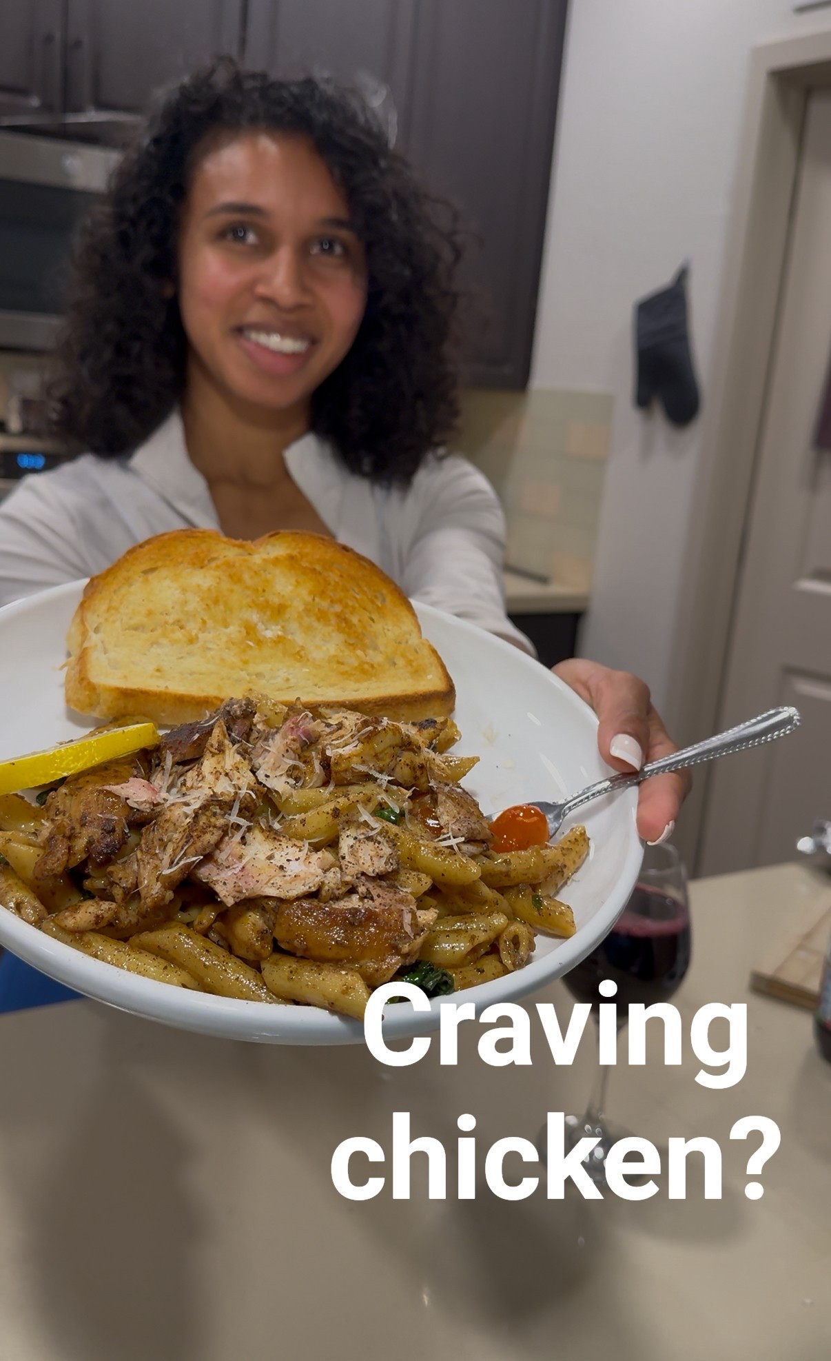 Baby wanted chicken so I made Cajun chick pasta with spinach and tomatoes  #recipes #kitchensupplies  