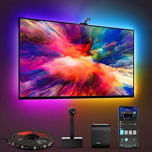 Govee Immersion WiFi TV LED Backlights with Camera, RGBIC Ambient TV Lighting for 55-65 inch TVs ... | Amazon (US)