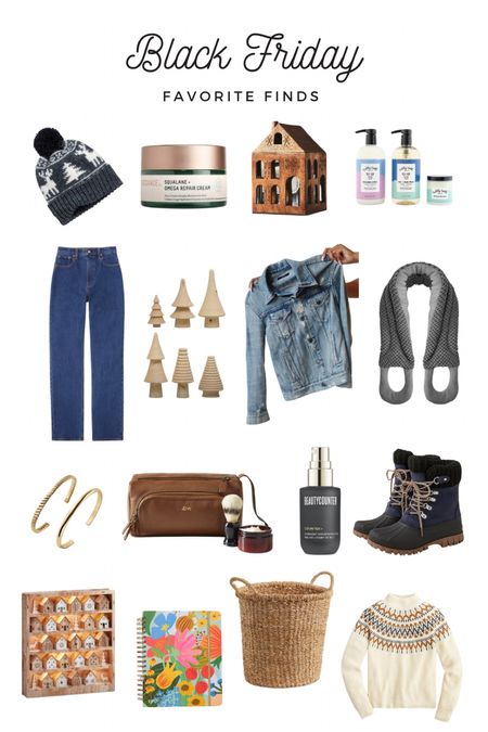 Black Friday favorites- so many great holiday gifts markdown majorly! 

Get an extra discount on the Denim Jacket & everything at Able with code SARAHCHOLIDAY40

Two of my top favorite skincare products are on sale.

Pom hat is perfect for little kids & toddlers

Bath gift set is a perfect present for babies 

Winter boots, Holiday home decor, 2023 planner, Leather travel bag for men, wooden advent calendar, neck warmer, woven basket

#LTKCyberweek #LTKHoliday #LTKSeasonal