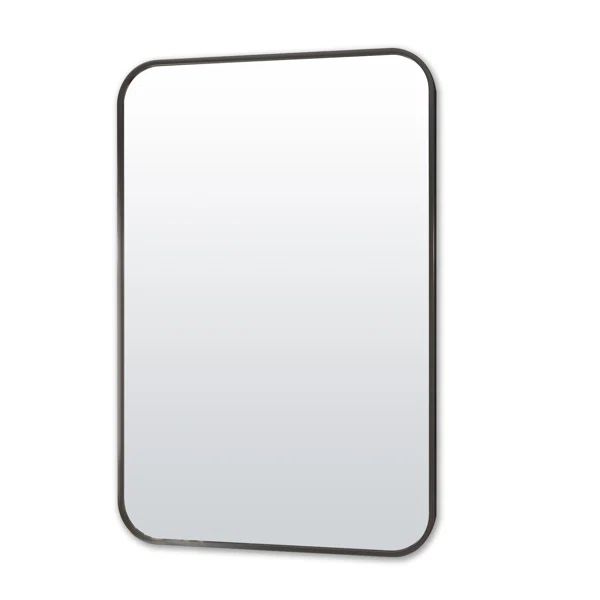 Odean Rectangle Metal Large Wall Mirror | Wayfair North America
