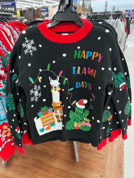 Ugly Christmas sweaters at Walmart! L is the llama 

#LTKfindsunder50 #LTKSeasonal #LTKHoliday