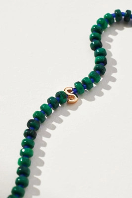Beaded Monogram Necklace | Anthropologie (US)