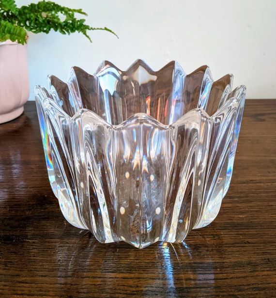 Orrefors Fleur Crystal Bowl Elegant Table Decor Gift Jan | Etsy | Etsy (US)