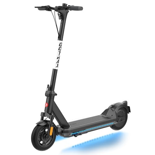 Gotrax Eclipse Electric Scooter, 10" Solid Tire, Max 20Mph Speed and 28Mile Range 500W Motor with Front Double Suspension Commuting EScooter for Adult, Black | Amazon (US)