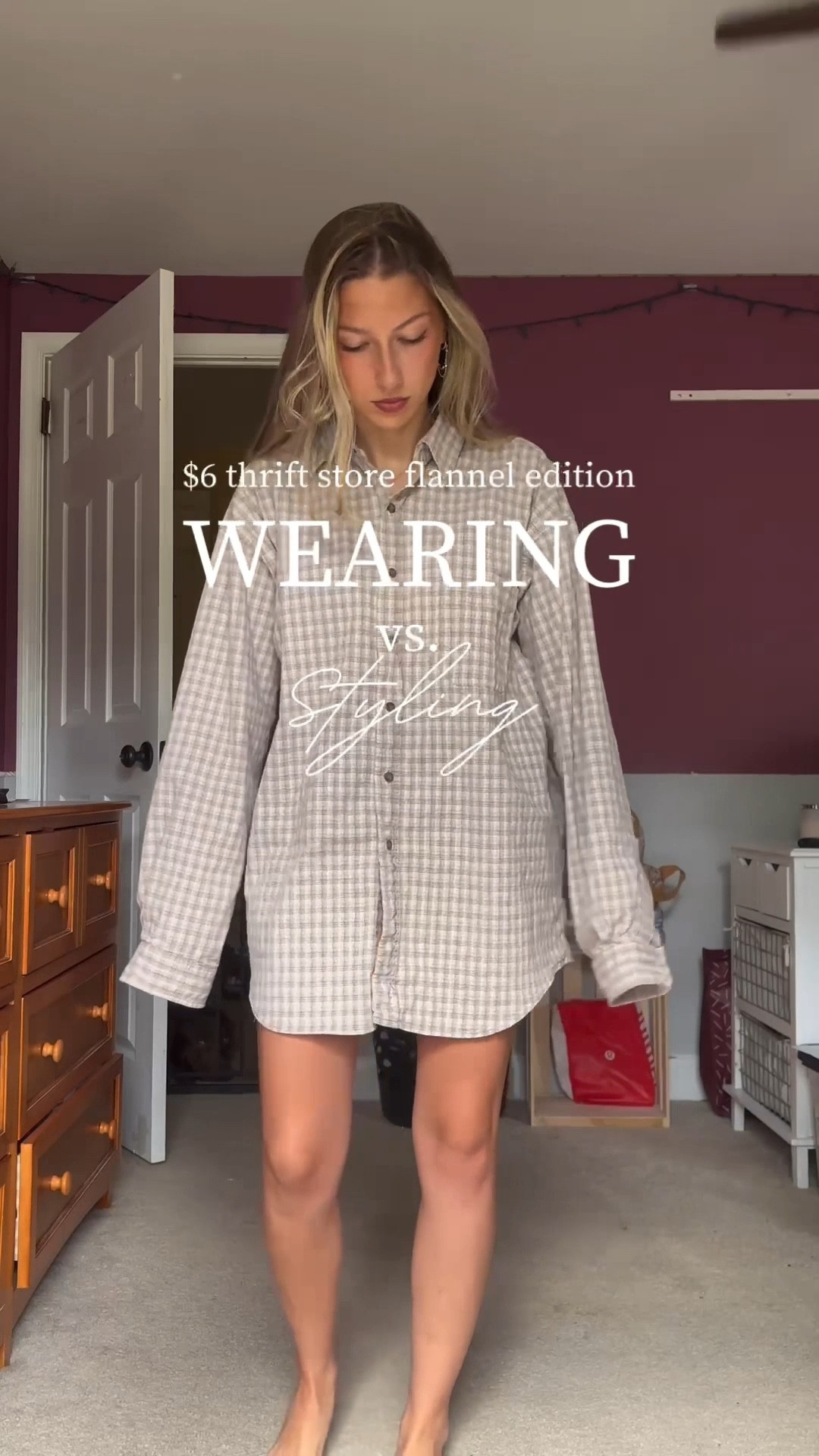 wearing vs. styling a thrifted flannel🤎🫧🧸 perfect fall transition outfit with affordable pieces!

#LTKSeasonal #LTKStyleTip #LTKCon