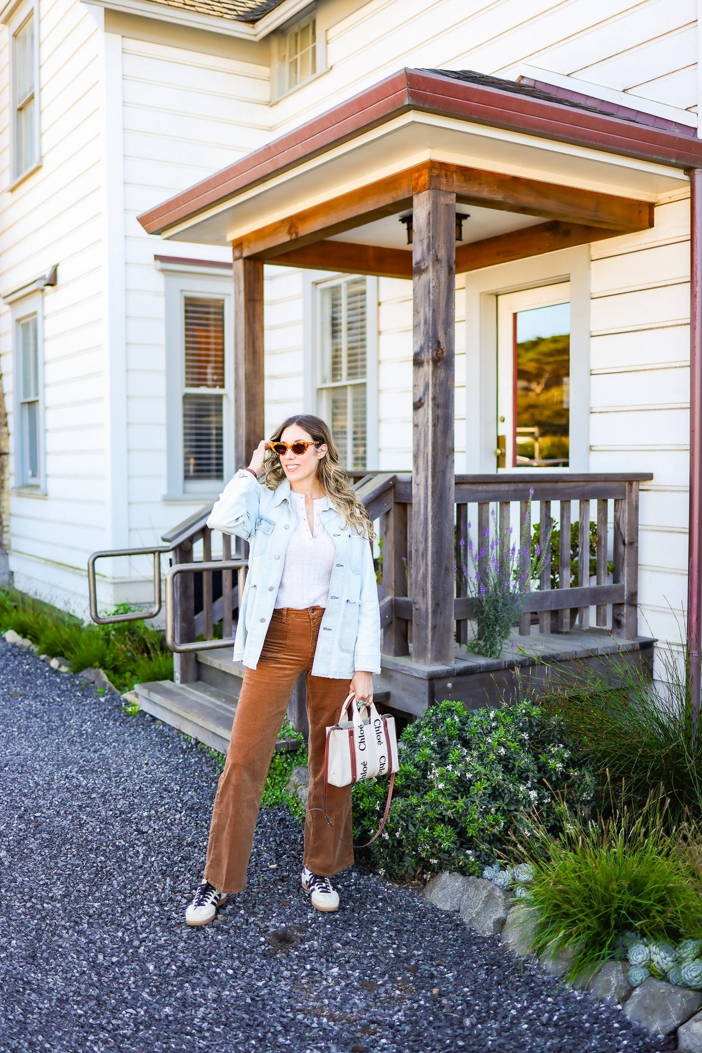 A Fall #ootd moment in Mendocino. I’ll be living in barn coats  and these corduroy pants all season! #jacket #falljacket

#LTKSeasonal #LTKOver40 #LTKStyleTip