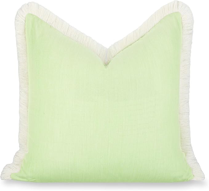 Hofdeco Premium Coastal Hampton Outdoor Performance Throw Pillow Cover Only, 22"x22" Water Repell... | Amazon (US)