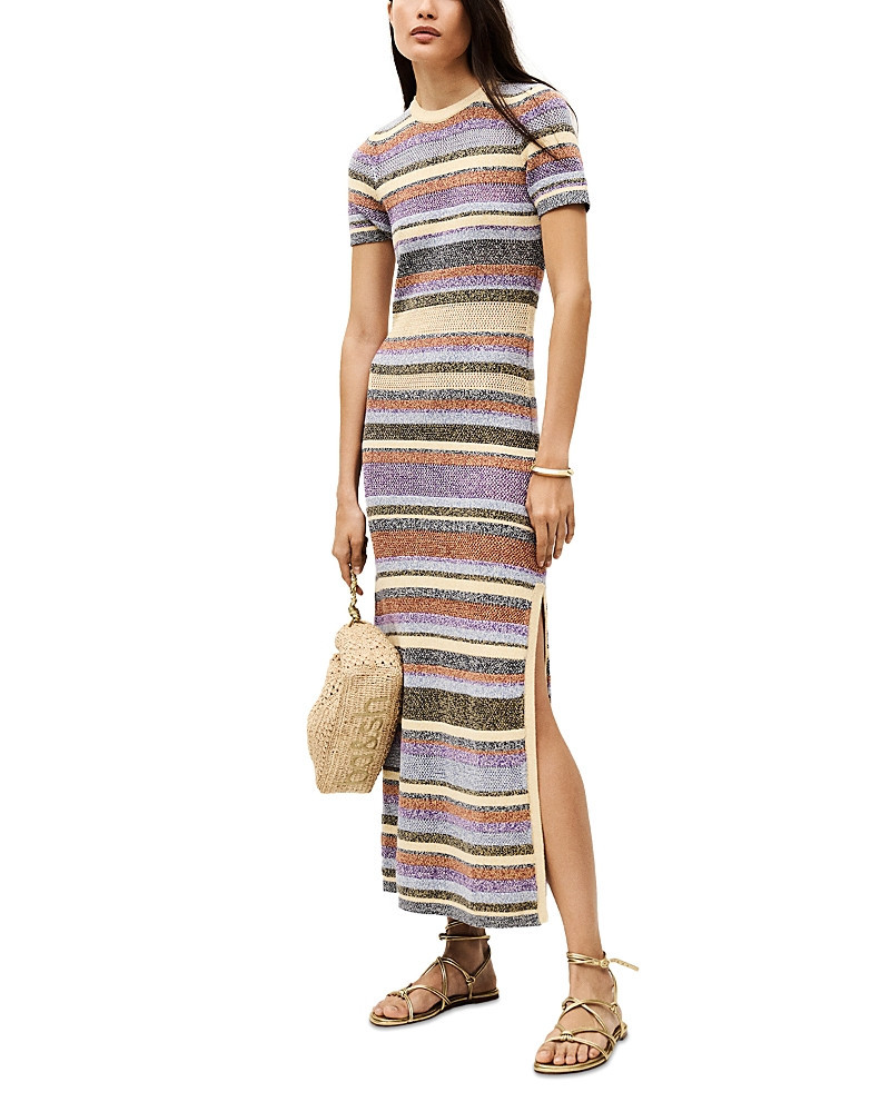 ba & sh Tonnie Striped Midi Dress | Bloomingdale's (US)