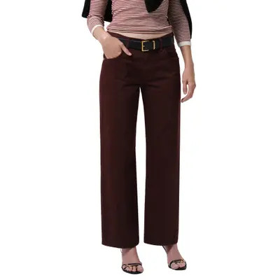 Citizens of Humanity Lindz Straight Leg Jeans in Burgundy at Nordstrom, Size 29 | Nordstrom