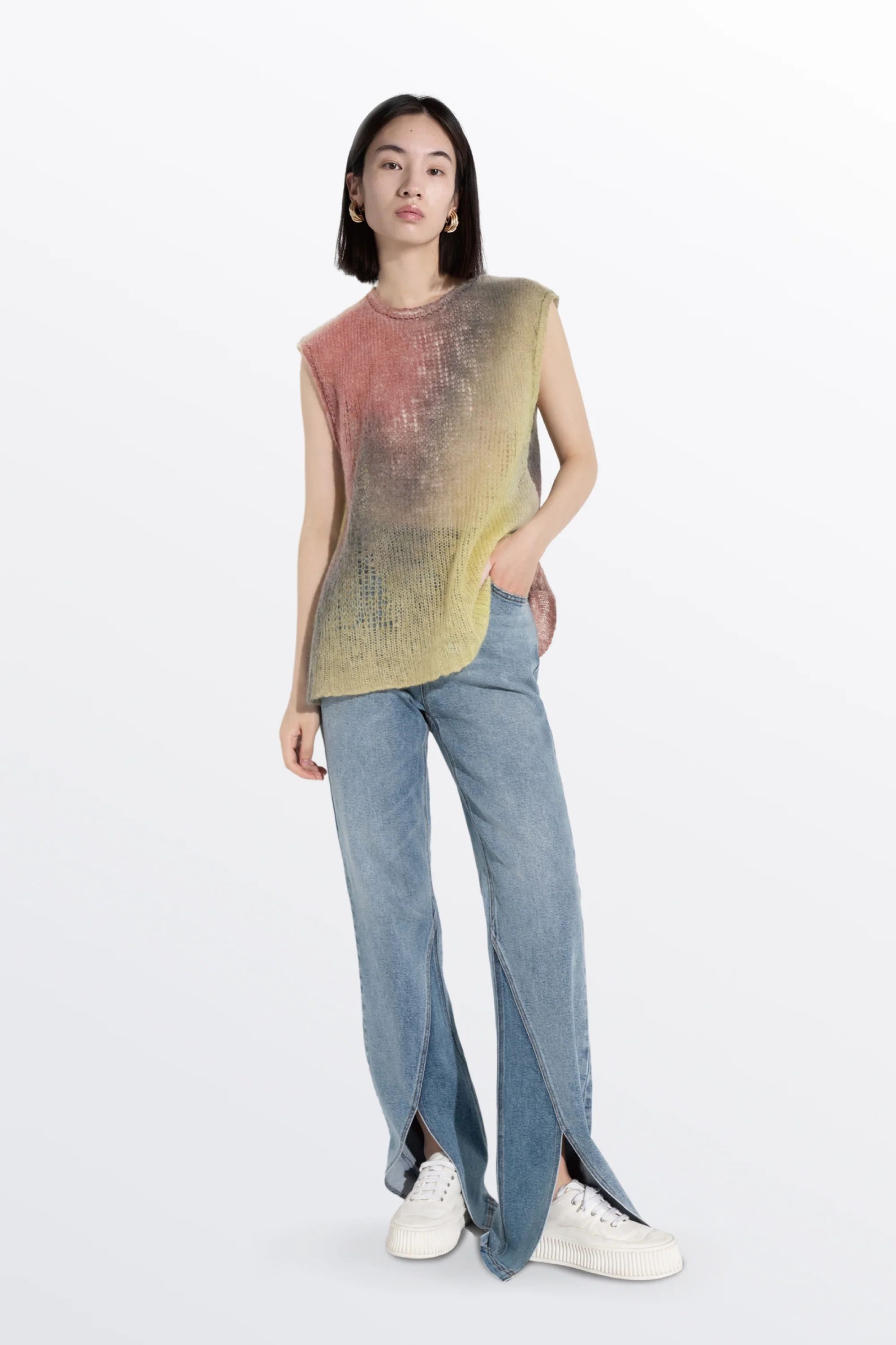 Brush Top in Mohair Wool Blend | Fabrique