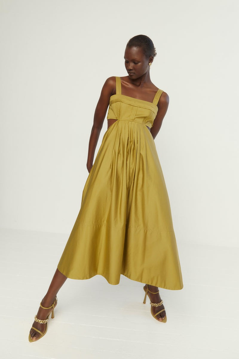 Frequency Cut Out Midi Dress | Aje.(Global)