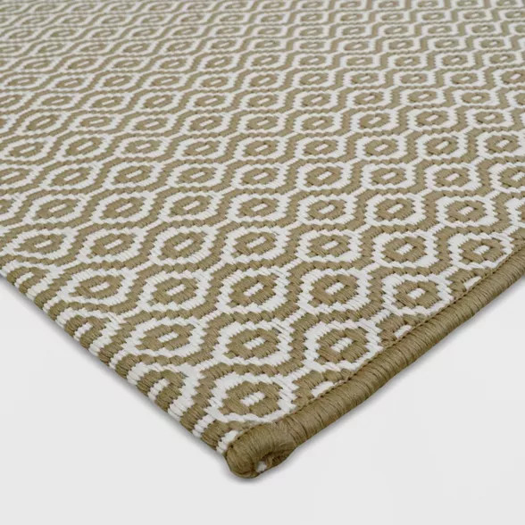 Geo Outdoor Rug Beige - Threshold™ | Target