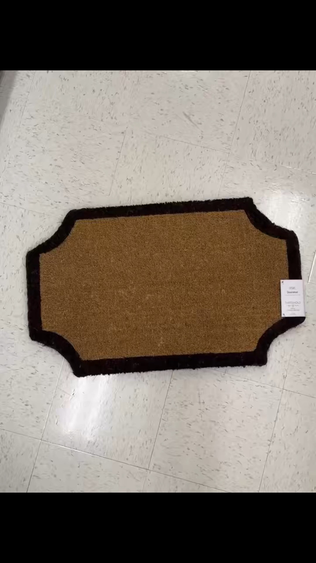 The shape of this doormat is so pretty, and I love the dark brown edges.

#LTKSeasonal #LTKHome