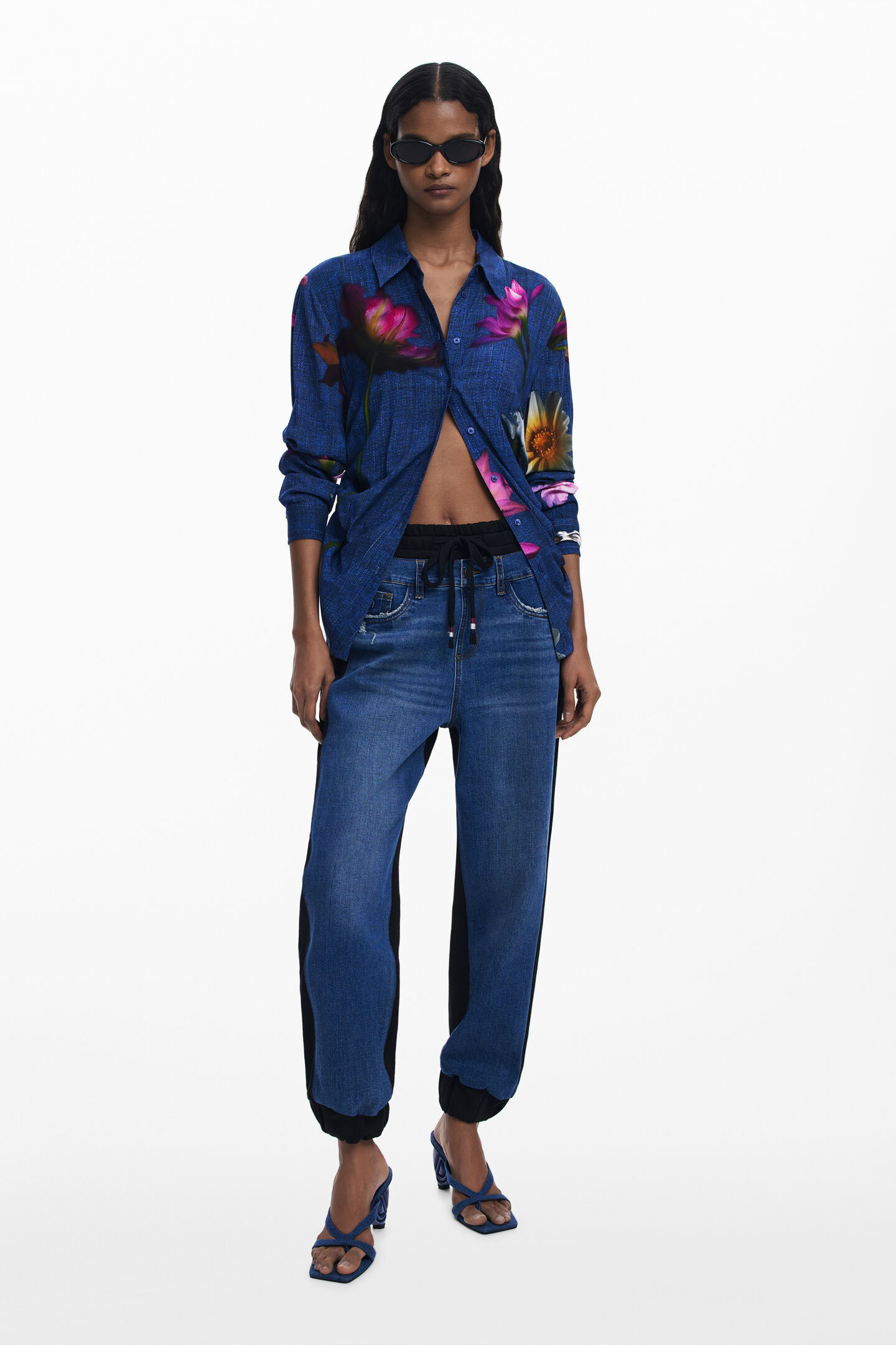 Contrast jogger jeans | Desigual USA,CA