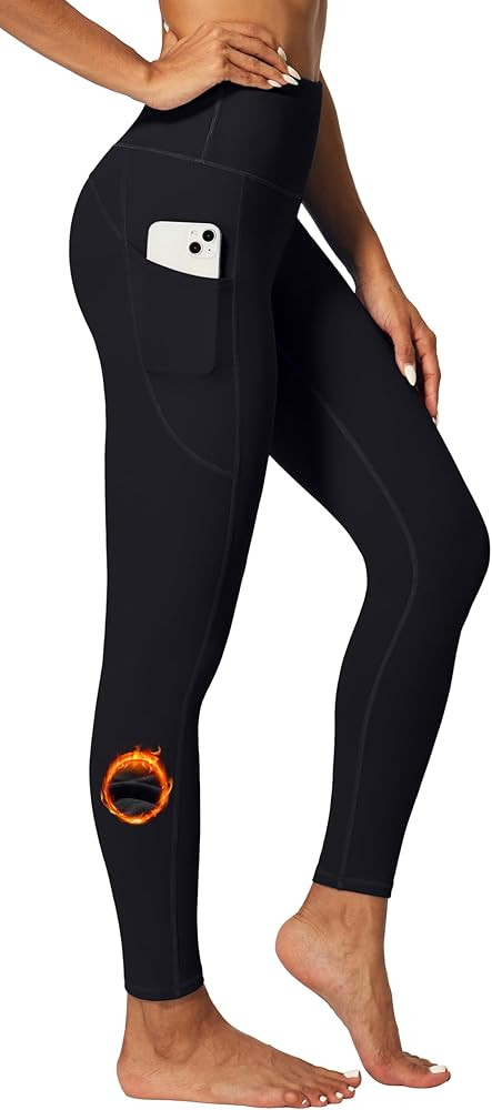 IUGA Fleece Lined Leggings Women Thermal Leggings for Women Winter Warm Tights High Waisted Hikin... | Amazon (US)