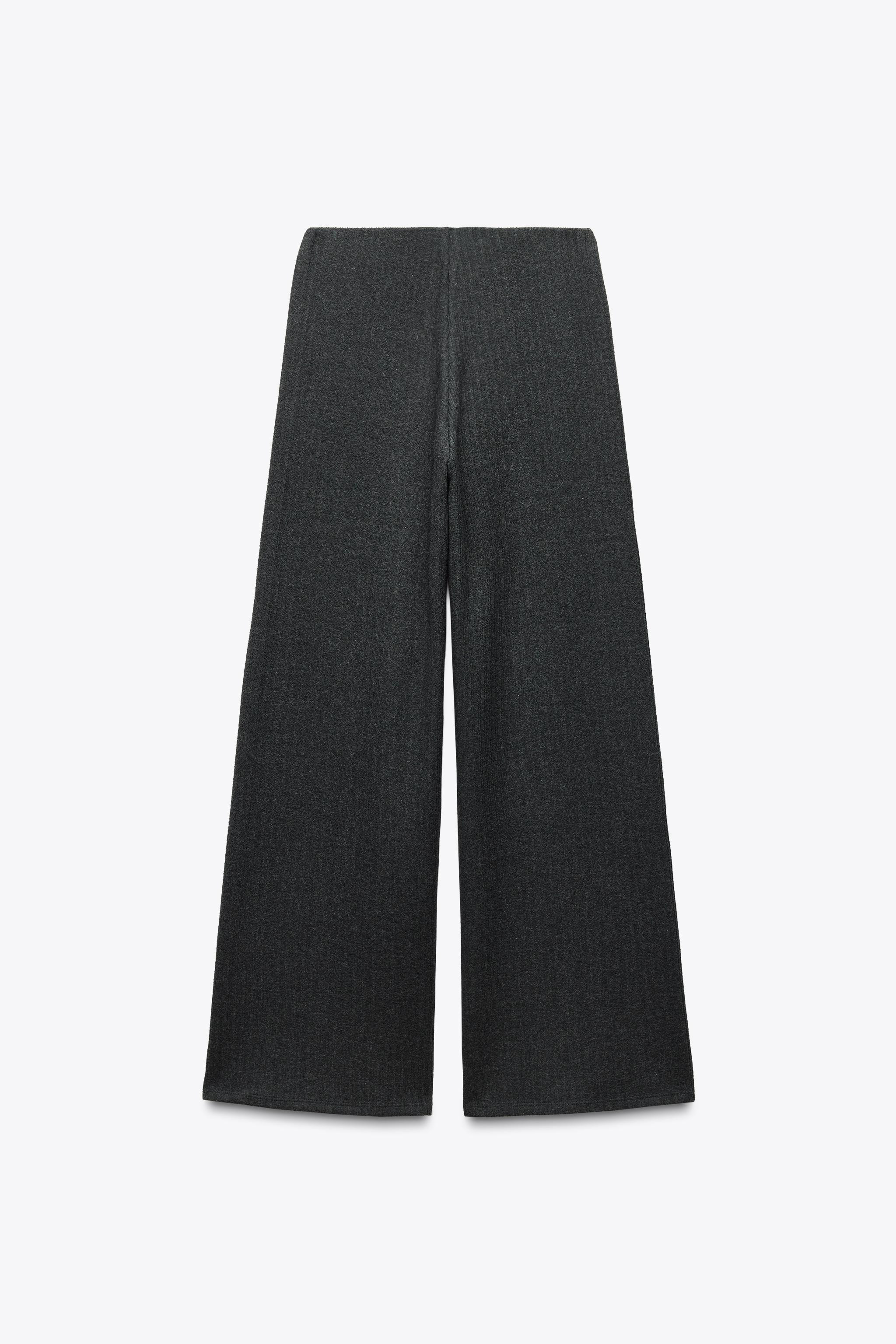 SOFT WIDE-LEG TROUSERS | Zara UK