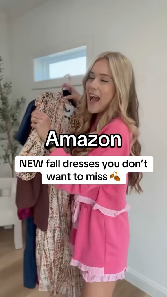 Amazon fall dresses that look so high end — rounding up all the ones from this video that had me convinced they were designer

linking everything below

#LTKWorkwear #LTKootd #LTKmomlife