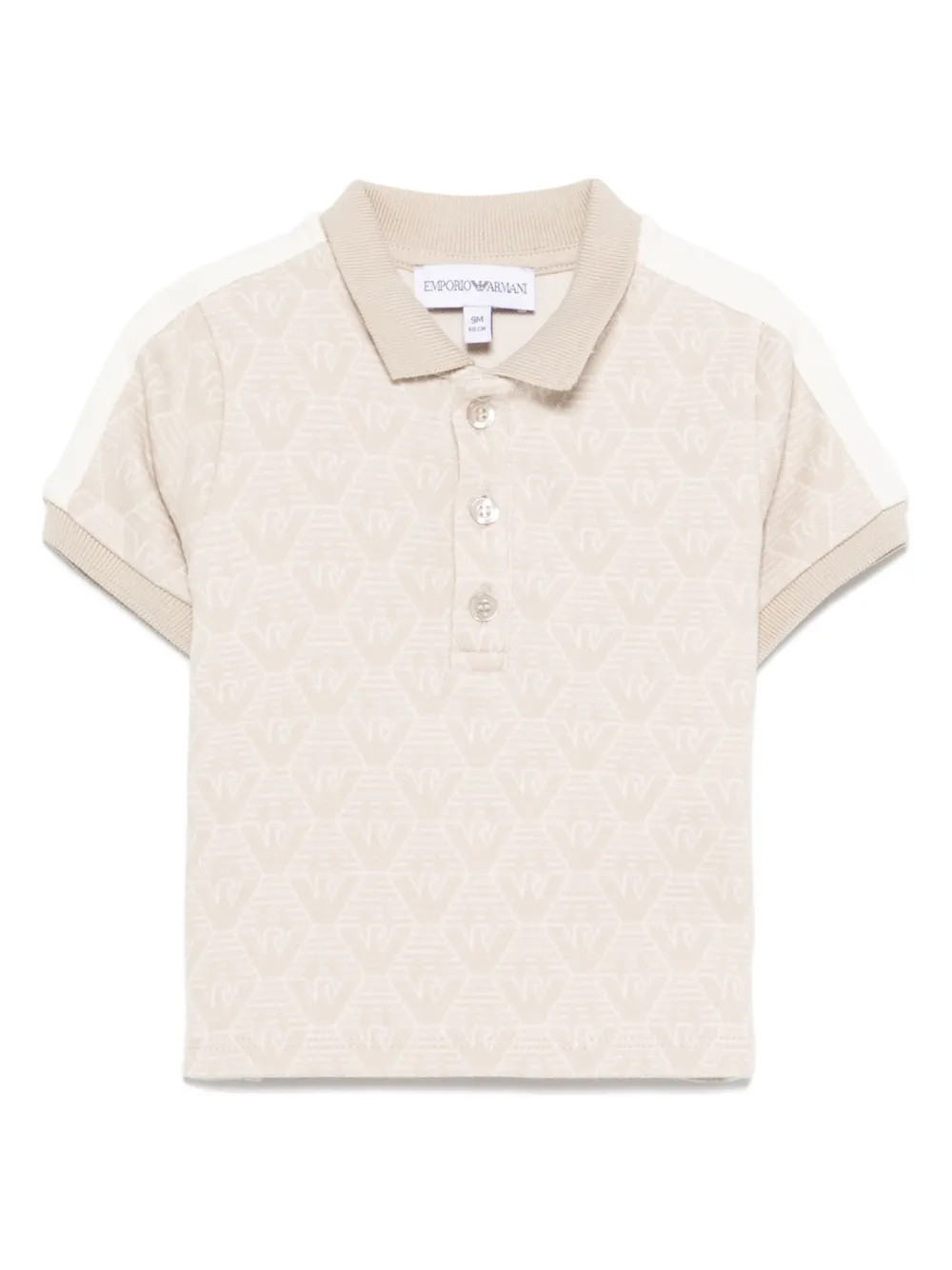 Emporio Armani Kids logo-jacquard Polo Shirt | Neutrals | FARFETCH | Farfetch Global