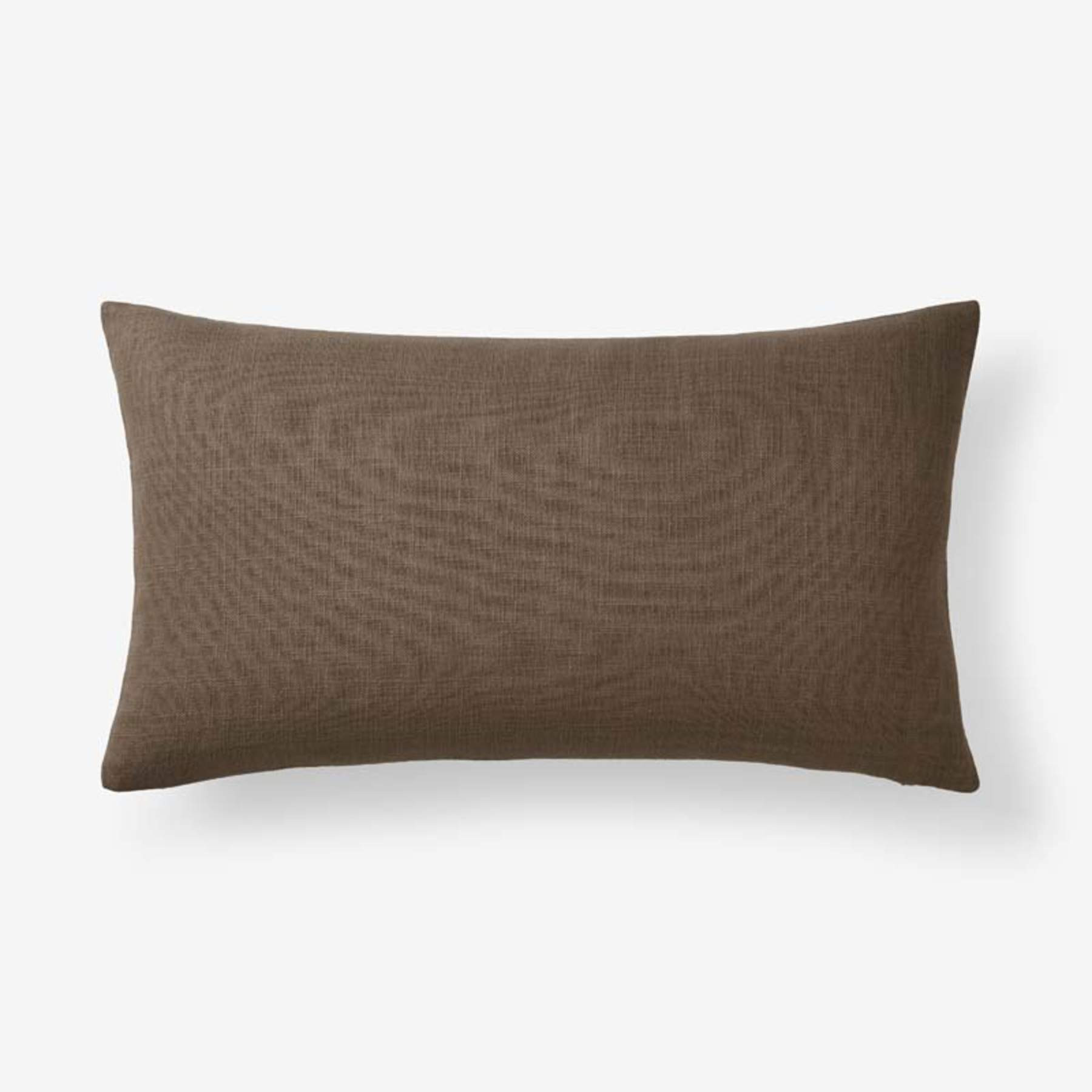 Texture Decorative Lumbar Pillow Cover - Sable, 12 in. x 21 in. | The Company Store